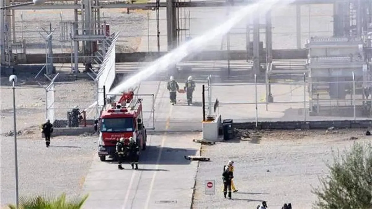 رزمایش مشترک پالایشگاه و پتروشیمی ایلام به مناسبت هفته پدافند غیرعامل برگزار شد