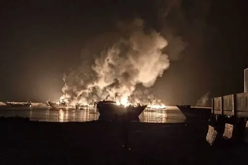 شنیده شدن صدای چند انفجار در بندرعباس و جزیره قشم