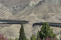 نخستین تصاویر از لحظات بعد از حملات هوایی به پل B۱ کرج