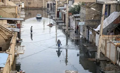 این سیلاب نیست ، فاضلاب است/عکس:مرتضی جابریان