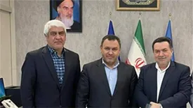 دیدار دکتر فتحی پور با کاپیتان محمدی بخش درباره راه اندازی هواپیمایی شاهین