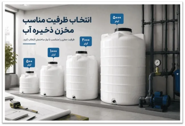 نکات مهم در نصب منبع ذخیره آب نکات مهم در نصب منبع ذخیره آب