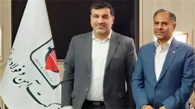 جلسه مهندس محمدی با مدیرعامل بانک تجارت کشور