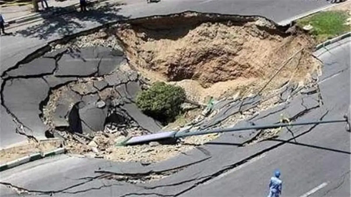 وضعیت خطرناک فرونشست زمین در مناطق ۱۸ و ۱۹ پایتخت