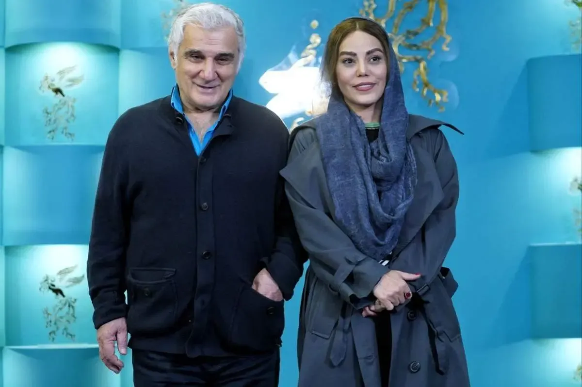 عاشقانه تازه مهدی هاشمی با همسر دوم و جوانش/عکس