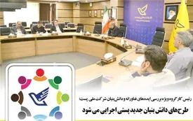 طرح‌های دانش بنیان جدید پستی اجرایی می شود