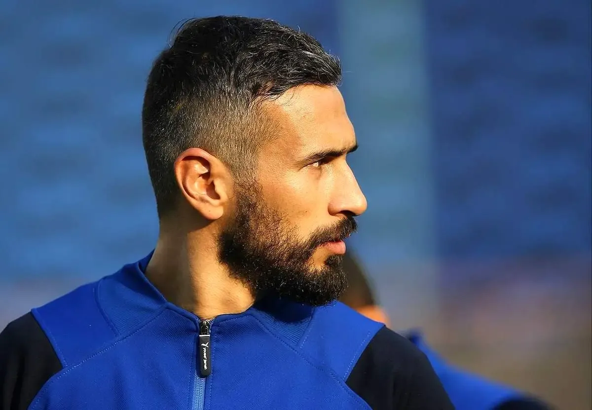 سلفی یک استقلالی با ستاره بارسلونا و اتلتیکومادرید/عکس