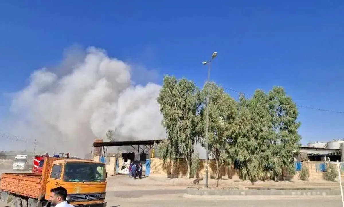 آتش مهیب در پالایش نفت ایوانکی مهار شد/ دو کارگر مصدوم شدند