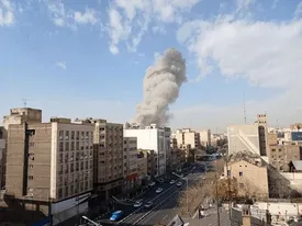 میدان سپاه تهران بمباران شد