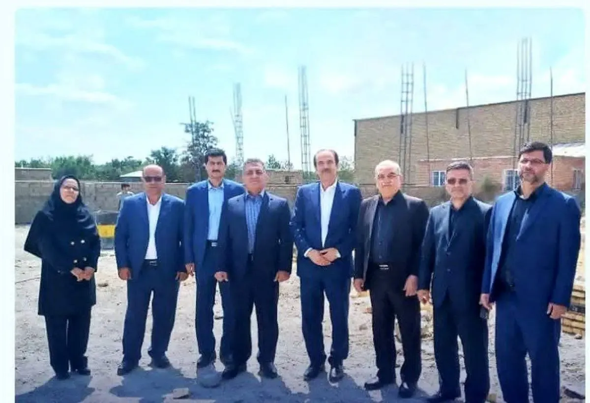 بازدید مدیر عامل بیمه آسیا  از پروژه ساخت مدرسه شهدای بیمه آسیا در استان آذربایجان غربی