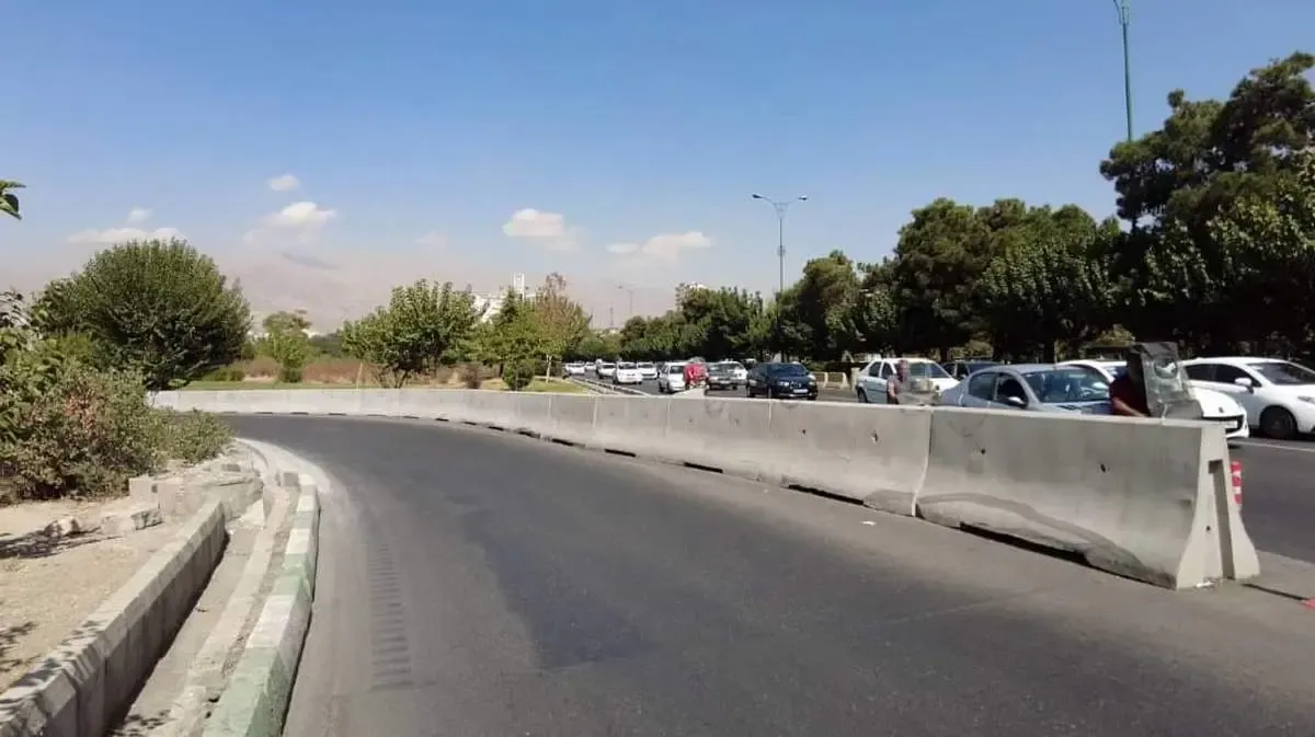 رمپ های ورودی و خروجی بزرگراه یادگار امام (ره) ایمن سازی شد