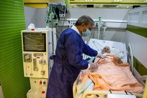 بخش ویژه «بیماران کرونا» بیمارستان بقیه الله(عج)/عکس: محسن عطایی