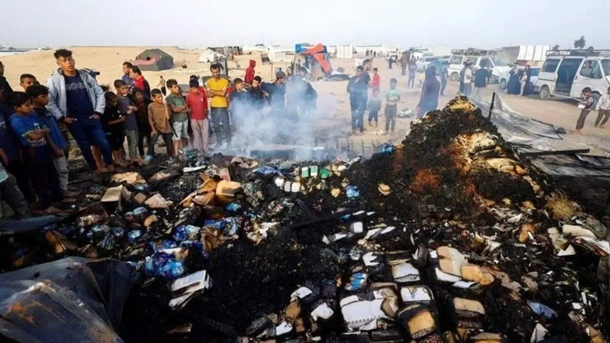 اسرائیل بازهم چادر‌های آوارگان در غرب رفح را بمباران کرد