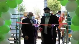 باجه بانک مهر ایران در تاکستان افتتاح شد