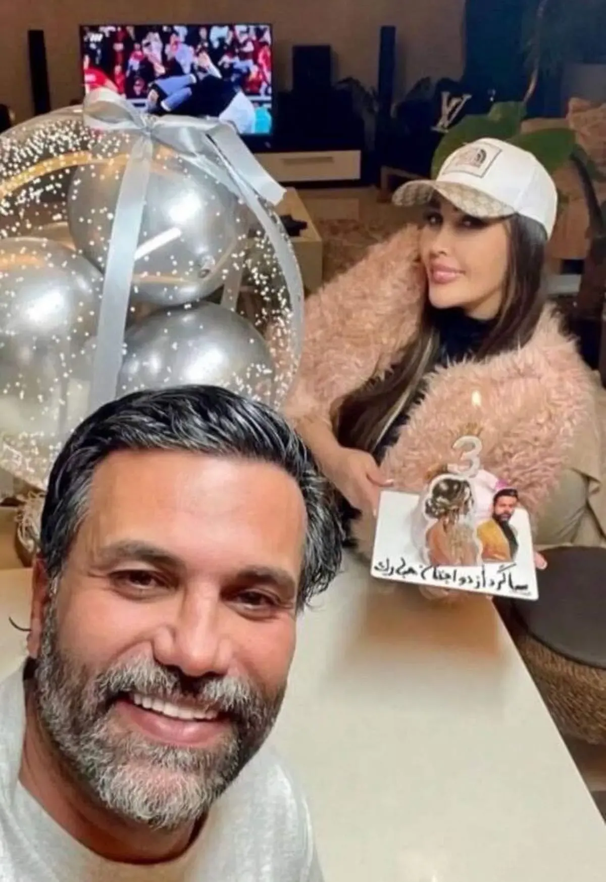 تصویر جدید نیکبخت و همسرش در سالگرد ازدواج‌شان / عکس