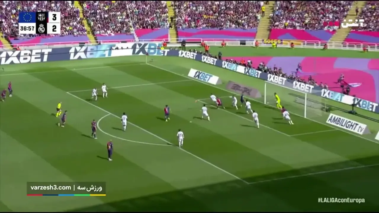 خلاصه بازی جذاب و تماشایی بارسلونا5- رئال مادرید3/ ببینید