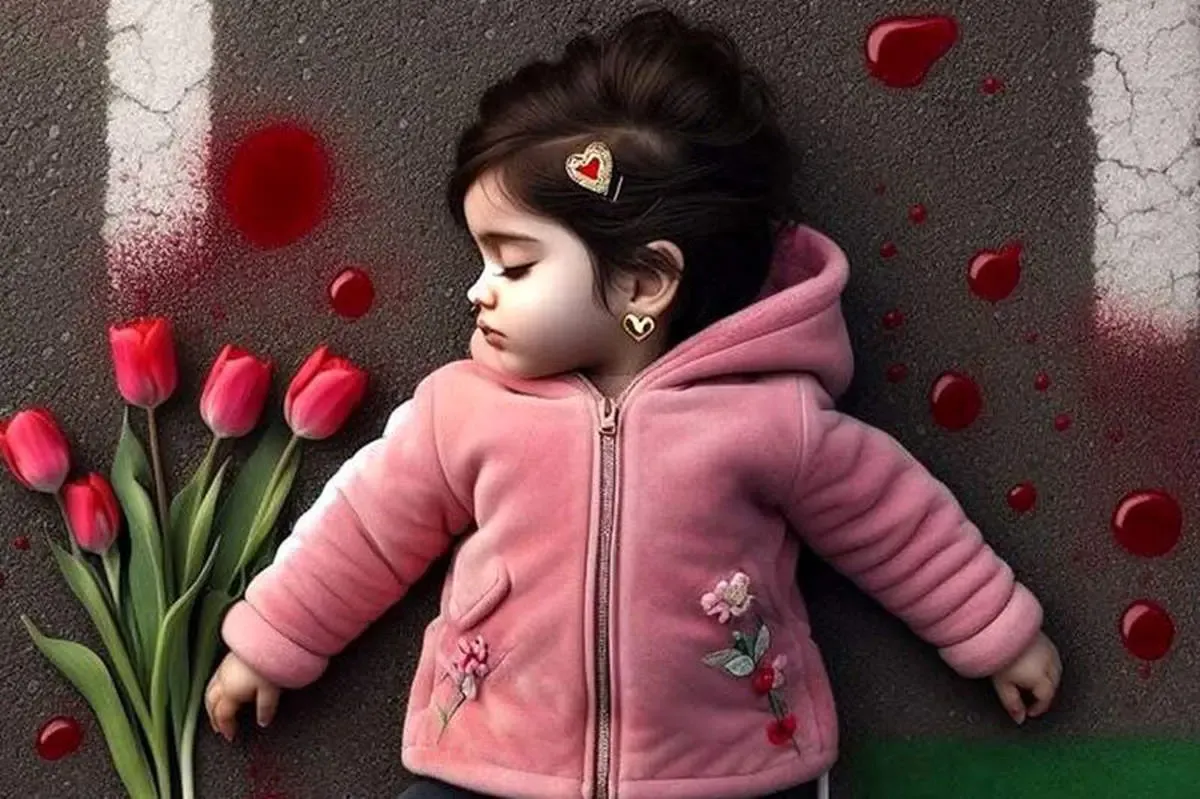 فیلمی ناراحت کننده از حضور دختر کاپشن صورتی در صحنه انفجار/ فیلم