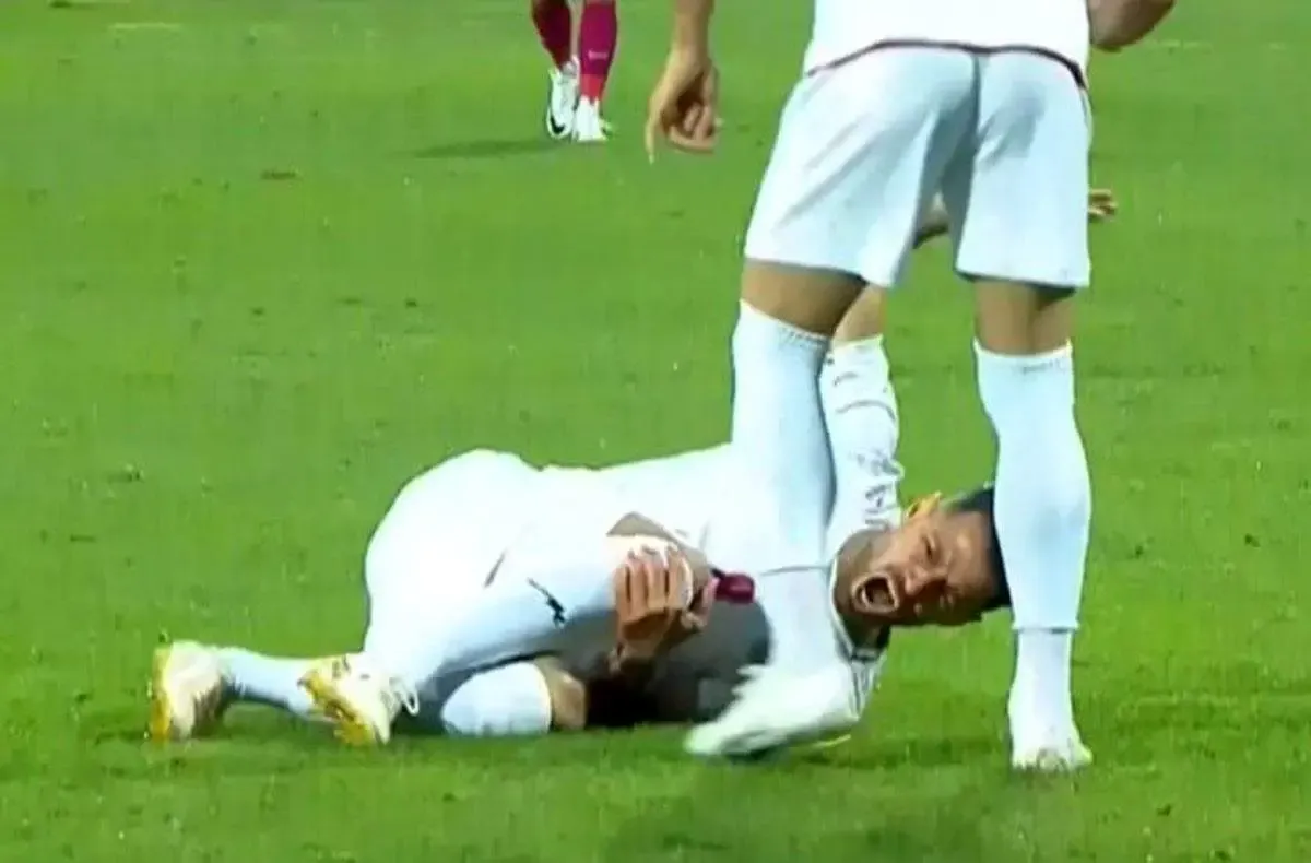 اولین واکنش پورعلی گنجی به مصدومیتش/ خودم هم این صحنه را می‌بینم بدنم می‌لرزد