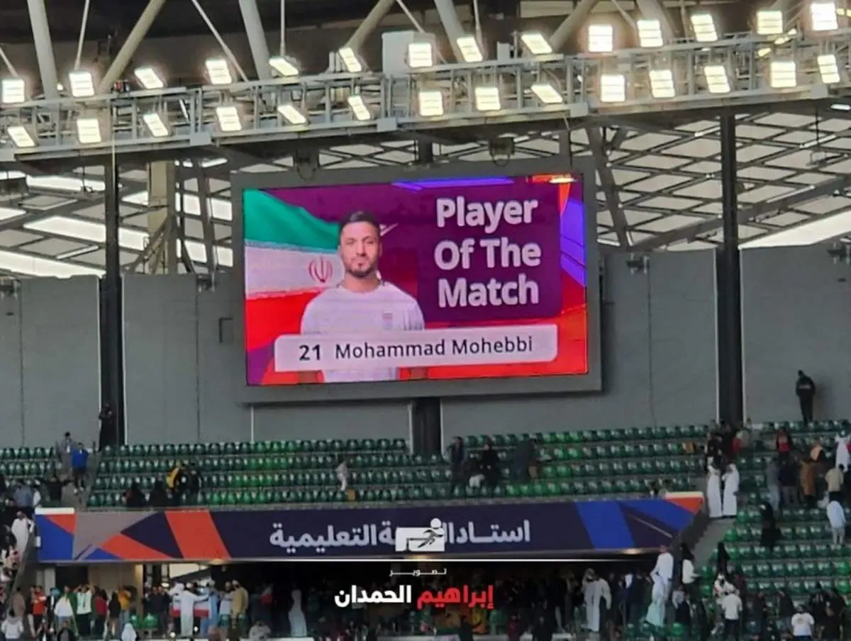 یک استقلالی بهترین بازیکن دیدار با ژاپن