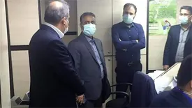 بازدید سرزدهی مدیرعامل بانک مسکن از شعبه پانزده خرداد تهران