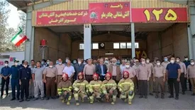 تقدیر از پرسنل واحد ایمنی و آتش نشانی مجتمع معدنی چادرملو