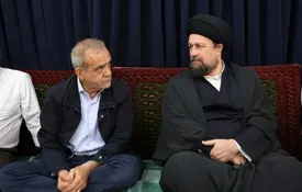 پزشکیان به سیدحسن خمینی: نوه من تا ساعت ٣ونیم صبح پیگیر نتایج بود؛ من خودم خوابیدم/ فیلم