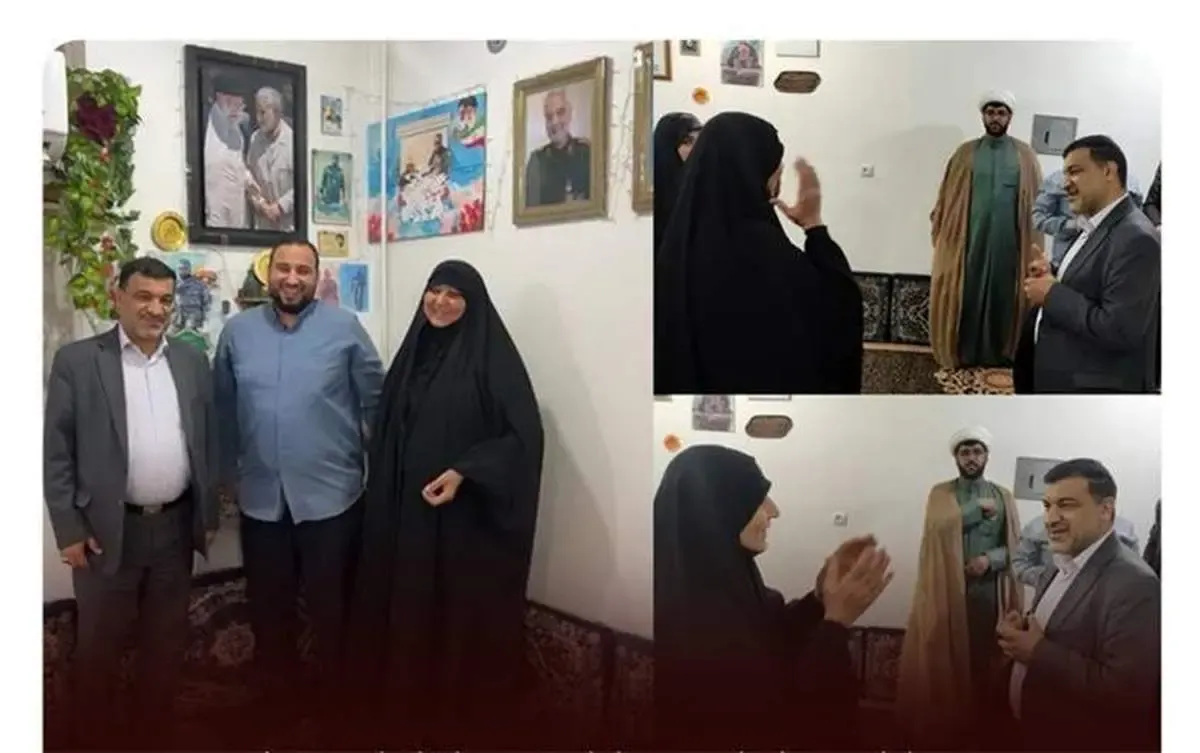 ‎مدیرعامل فولاد اکسین خوزستان با خانواده معظم شهید سجاد باوی دیدار کرد