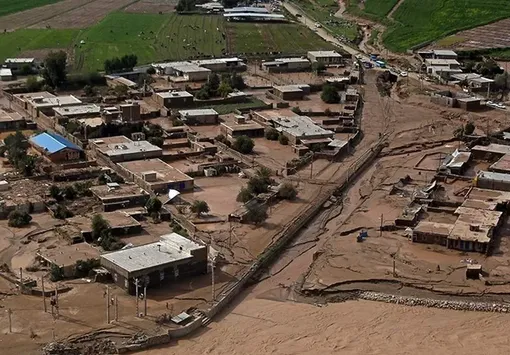 تصاویر هوایی از مناطق سیل زده خوزستان /عکس: محمدعلی مریزاد