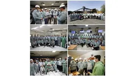 بازدید  مدیرعامل فولاد مبارکه  از نواحی فولادسازی و آهن‌سازی